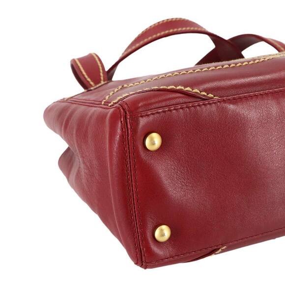 CHANEL Red Leather Logo Bag - Picture 10 of 10